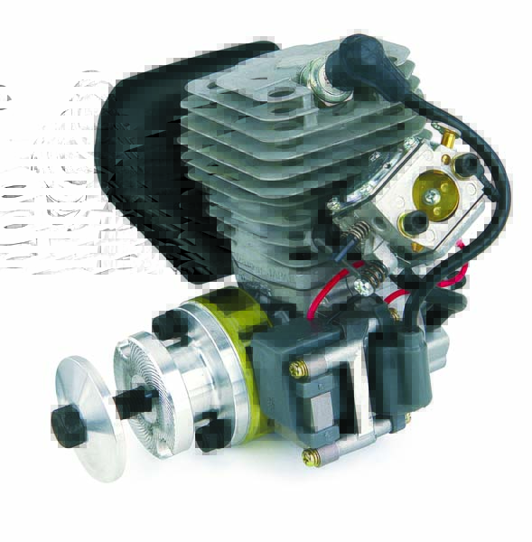 This Zenoah G45 is an older model engine that uses a magneto setup. It’s a workhorse that requires very little maintenance.