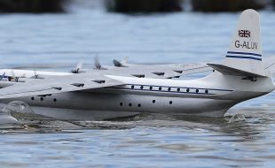 Some scratch built flying boat action!