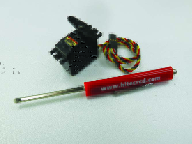 The HS-5245MG digital micro servo features dual ball bearings on the output shaft.