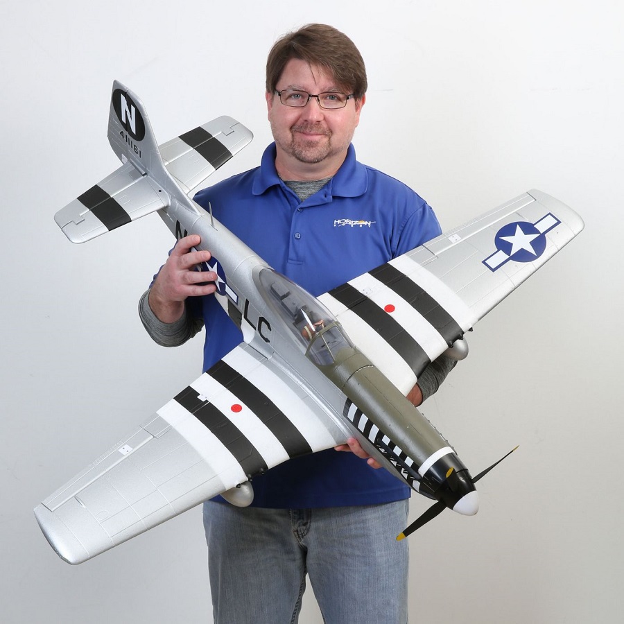 E-flite P-51D Mustang 1.2m BNF Basic