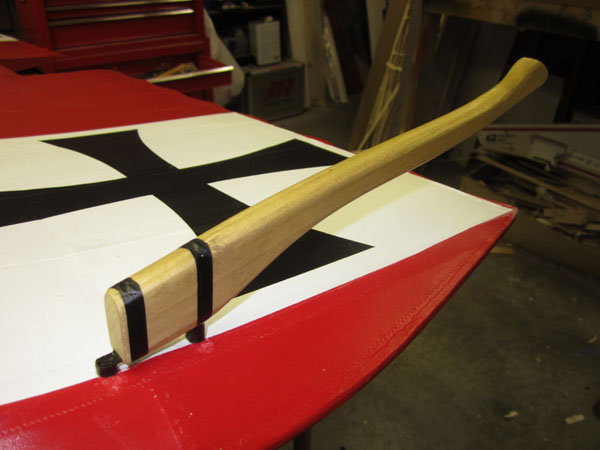 Small details count: WW I "Axe Handle" Wingtip Skids