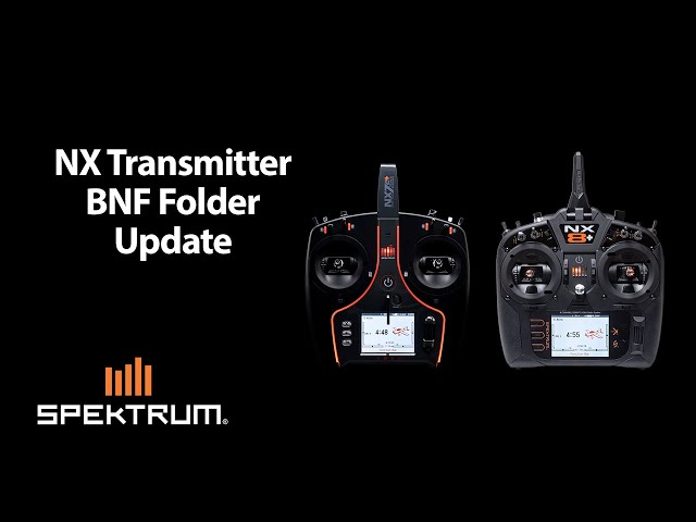 How to Update BNF Folders On Spektrum NX Transmitters