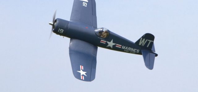 Top Flite Corsair Test Flight